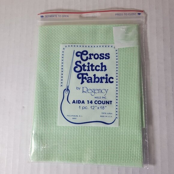 Cross Stitch Fabric by Regency 100% Cotton & Cross Stitch Banjo Cloth - Picture 6 of 9